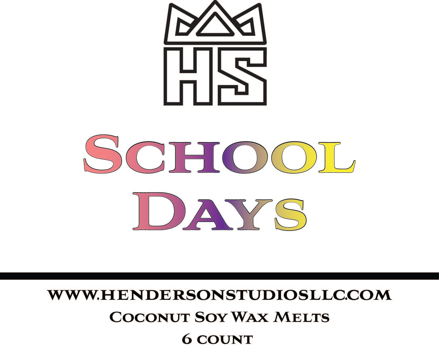 School Days Wax Melts